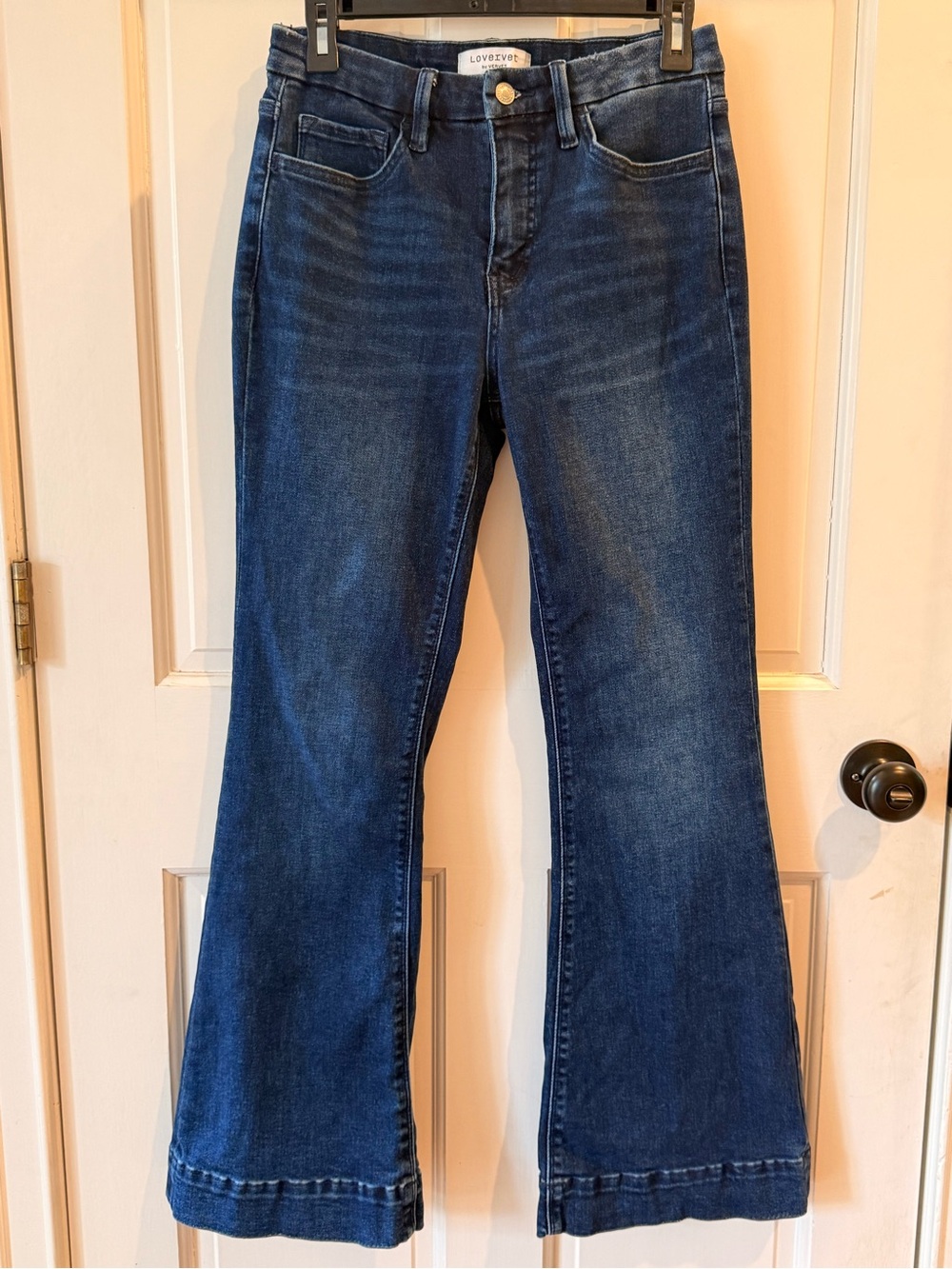 Lovervet  Dark Blue Flare Jeans